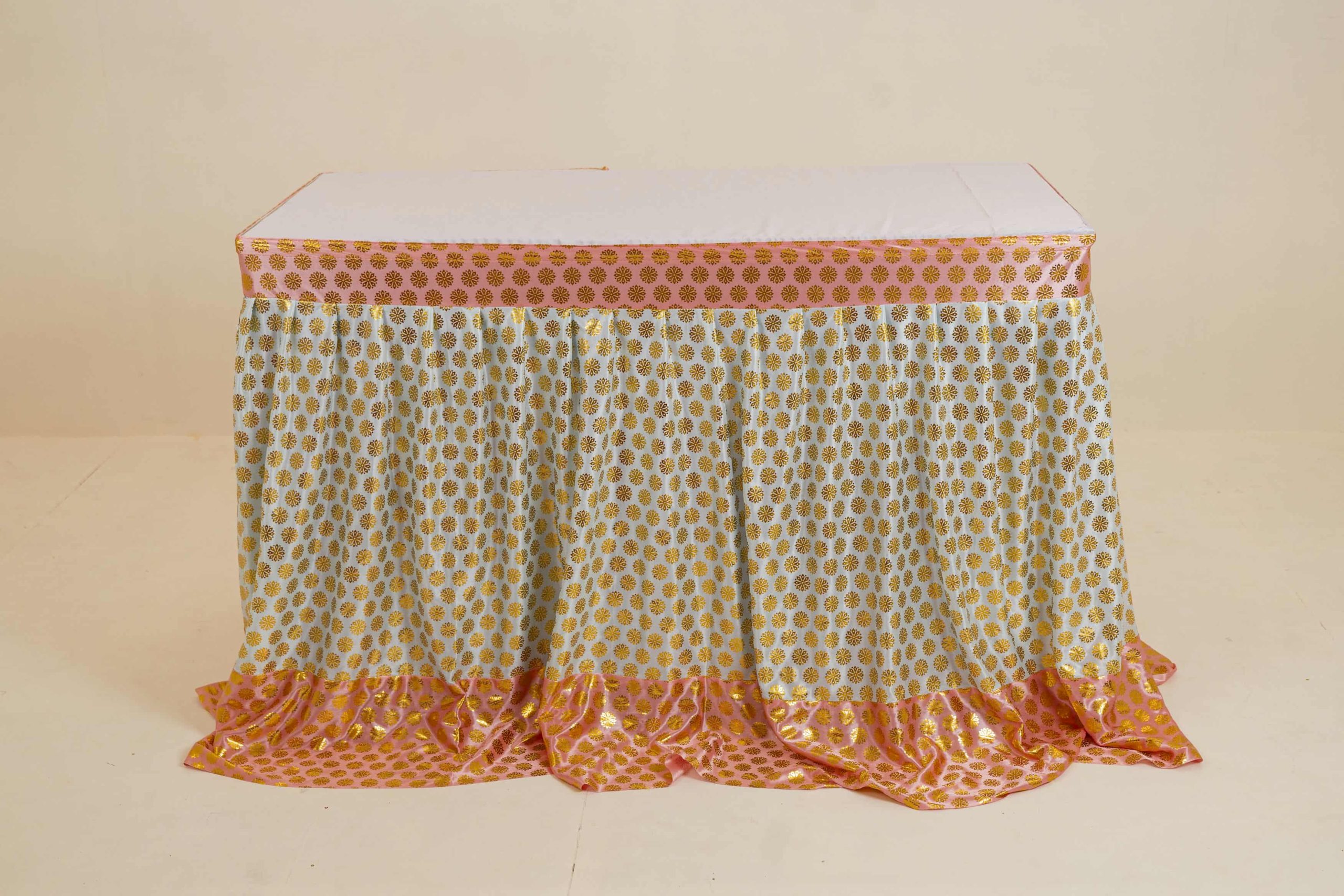 Powder Blue and Peachy