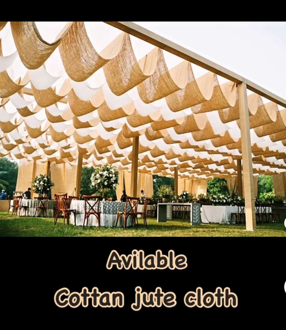 Jute Cieling Draping Cloth